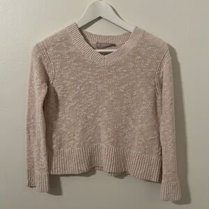 EVERLANE vintage style V-Neck crochet knitted sweater Size XS